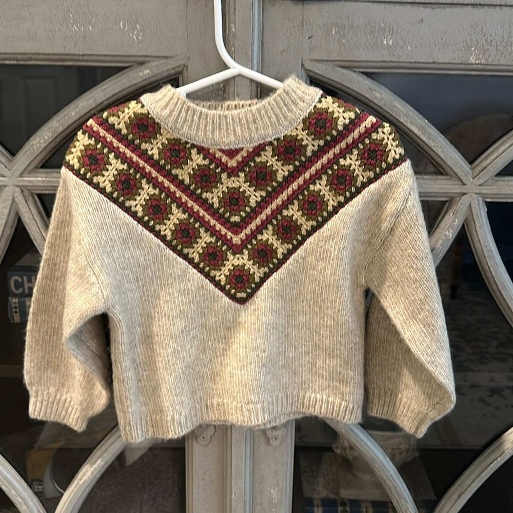Zara Kids Wool Sweater Size 18-24M